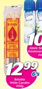 Britelite White Candles-6x450g