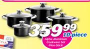 10 Piece Alpha Aluminium Cookware Set (Non Stick)