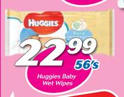 Huggies Baby Wet Wipes-56's