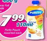 Purity Pouch-110ml Each