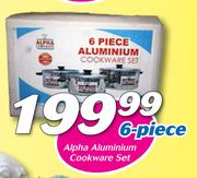 6 Piece Alpha Aluminium Cookware Set 