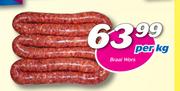 Braai Wors-Per Kg