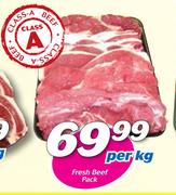 Frozen Beef Pack-Per Kg