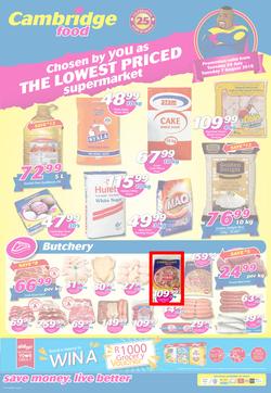 Cambridge Food KZN : July Month-End (24 July - 7 Aug 2018), page 1