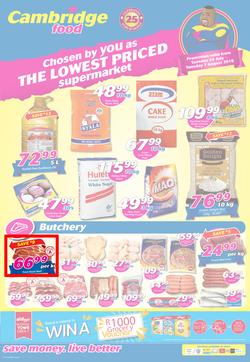 Cambridge Food KZN : July Month-End (24 July - 7 Aug 2018), page 1