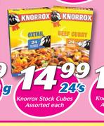 Knorrox Stock Cubes Assorted-24's Each