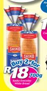 Sasko Everyday White Bread-2 x 700g