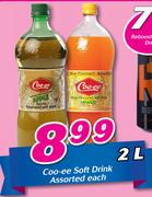 Coo-ee Soft Drink Assorted-2Ltr Each