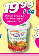 Orange Grove Low Fat Fruit Yoghurt Assorted-1Kg Each