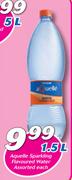 Aquelle Sparkling Flavoured Water Assorted-1.5Ltr Each