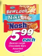 Beacon Large Chocolate Bars Assorted-Each