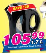 Sunbeam Automatic Black Kettle-1.7Ltr