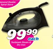 Sunbeam Steam & Dry Iron-Each