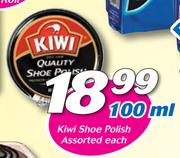 Kiwi Shoe Polish Assorted-100ml Each
