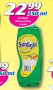 Sunlight Dishwashing Liquid-750ml