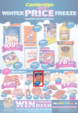 Cambridge Food KZN : Winter Price Freezer (25 June - 8 July 2018), page 1