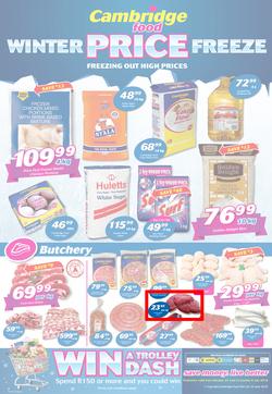 Cambridge Food KZN : Winter Price Freezer (25 June - 8 July 2018), page 1