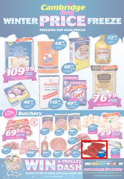 Cambridge Food KZN : Winter Price Freezer (25 June - 8 July 2018), page 1