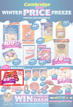 Cambridge Food KZN : Winter Price Freezer (25 June - 8 July 2018), page 1