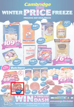 Cambridge Food KZN : Winter Price Freezer (25 June - 8 July 2018), page 1