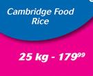 Cambridge Food Rice-25kg