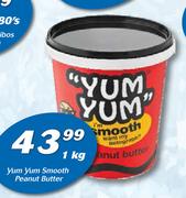 Yum Yum Smooth Peanut Butter-1Kg