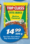 Top Class Soya Mince Bag-500g Each