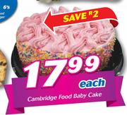 Cambridge Food Baby Cake-Each