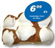 Cambridge Food Ice Buns-6's