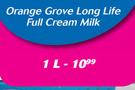 Orange Grove Long Life Full Cream Milk-1Ltr