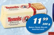Bakers Tennis Biscuits Assorted-200g Each