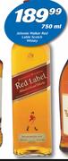 Johnnie Walker Red Label Scotch Whisky-750ml