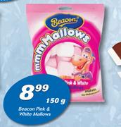 Beacon Pink & White Mallows-150g Each