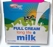 Orange Grove Long Life Full Cream Milk-6 x 1Ltr