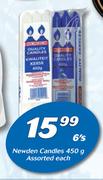 Newden Candles Assorted-6 x 450g Each