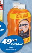 Savlon Banded Pack-2 x 500ml