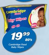 Cambriddge Food Baby Wipes-80's