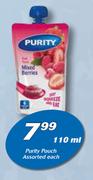 Purity Pouch Assorted-110ml Each