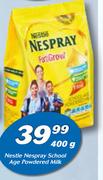 Nestle Nespray School Age Powdered Milk-400g