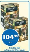 Drostdy Hof Adelpracht Wine-3Ltr Each