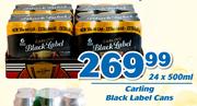 Carling Black Label Cans-24 x 500ml