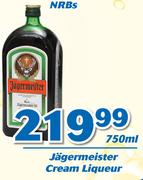 Jagermeister Cream Liqueur-750ml