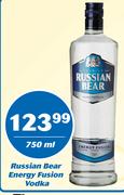 Russian Bear Energy Fusion Vodka-750ml