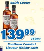 Southern Comfort Liqueur Whisky-750ml Each