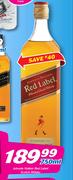 Johnnie Walker Red Label Scotch Whisky-750ml