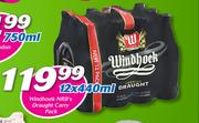 Windhoek NRB’s Draught Carry Pack-12x440ml