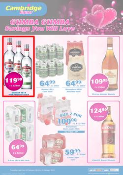 Cambridge Liquor KZN : February Mid Month (7 Feb - 19 Feb 2019), page 1