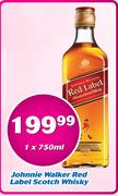 Johnnie Walker Red Label Scotch Whisky-750ml