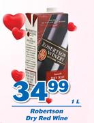 Robertson Dry Red Wine-1L
