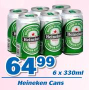 Heineken Cans-6X330ml